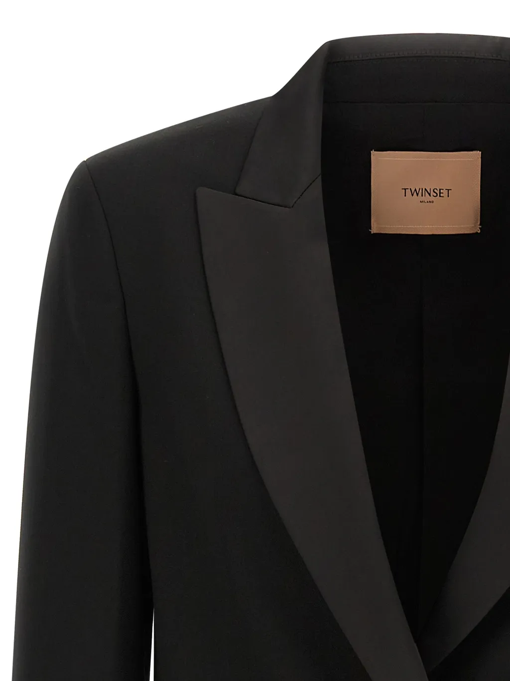 Twinset V-Neck Double-Breasted Blazer