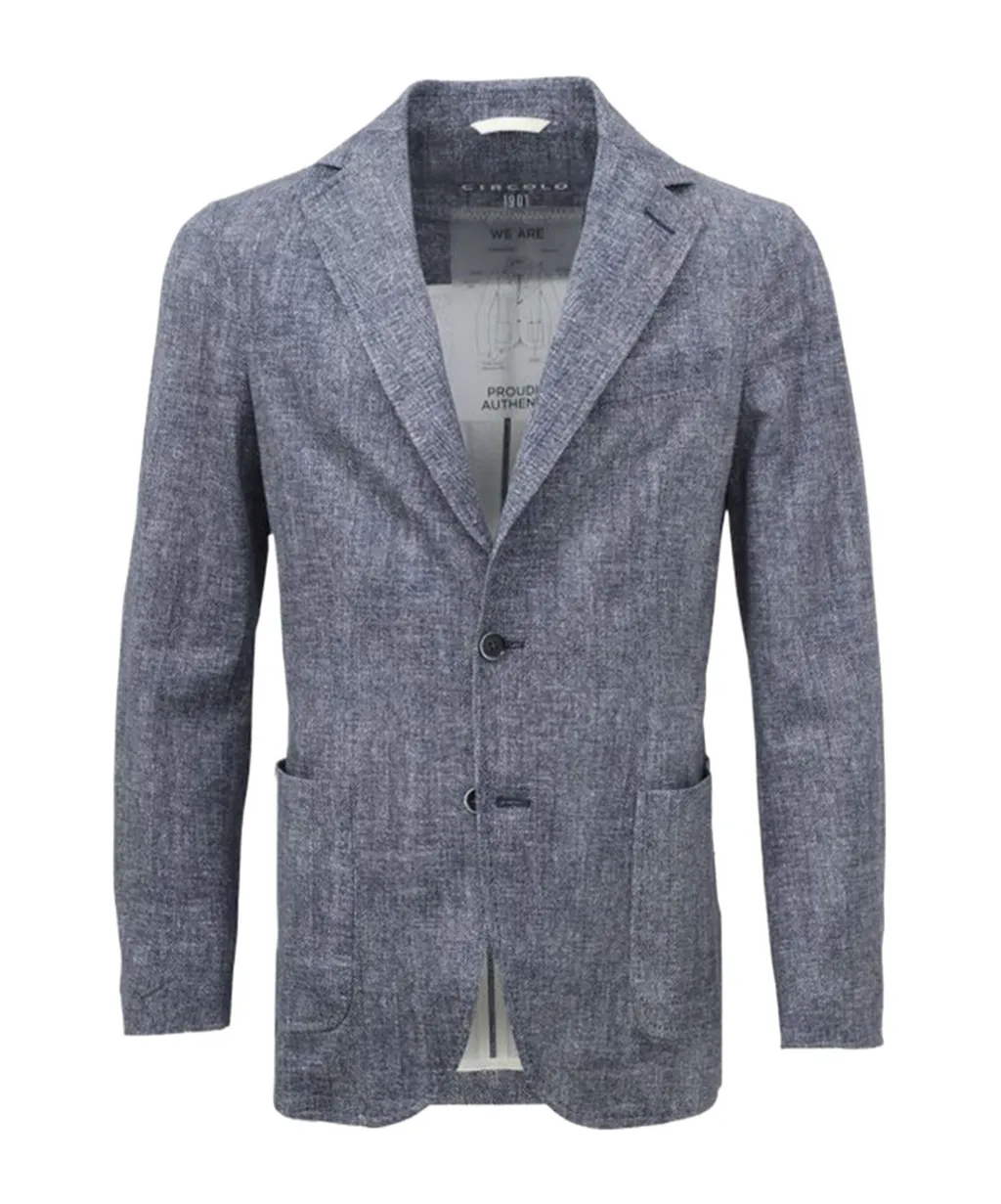 Long-Sleeved Suit Jacket