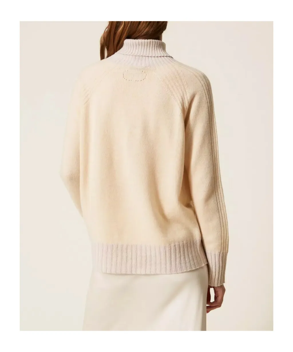 Twinset Long-Sleeved Turtleneck Jumper