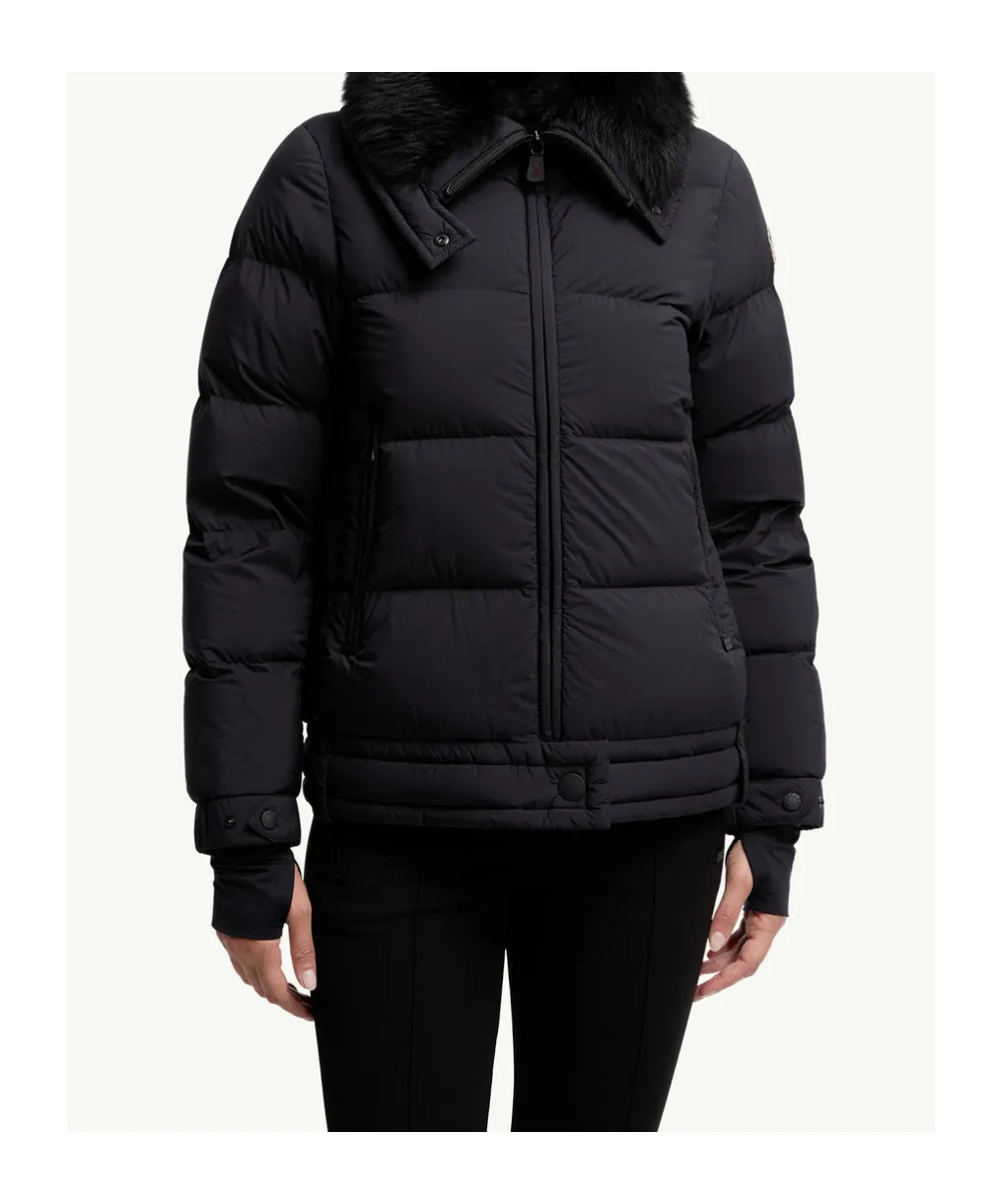 Arabbas Hooded Shearling Down Ski Jacket