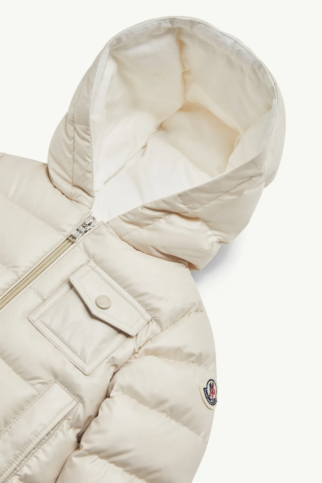 Moncler Enfant Mesles Hooded Down Jacket