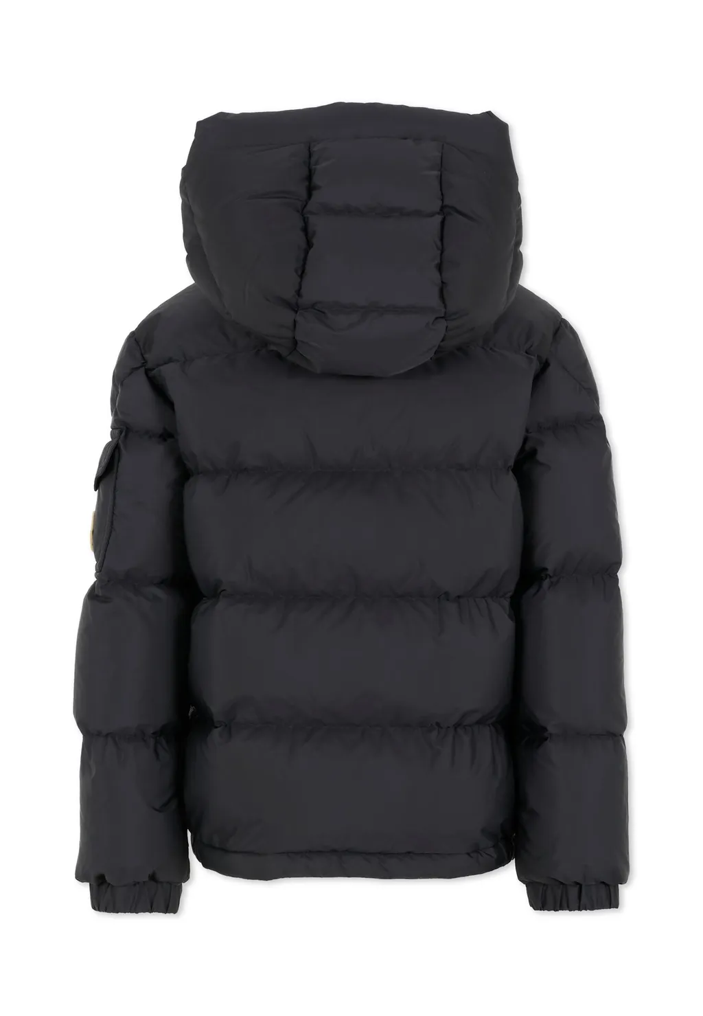 Moncler Enfant Logo Patch Hooded Padded Jacket