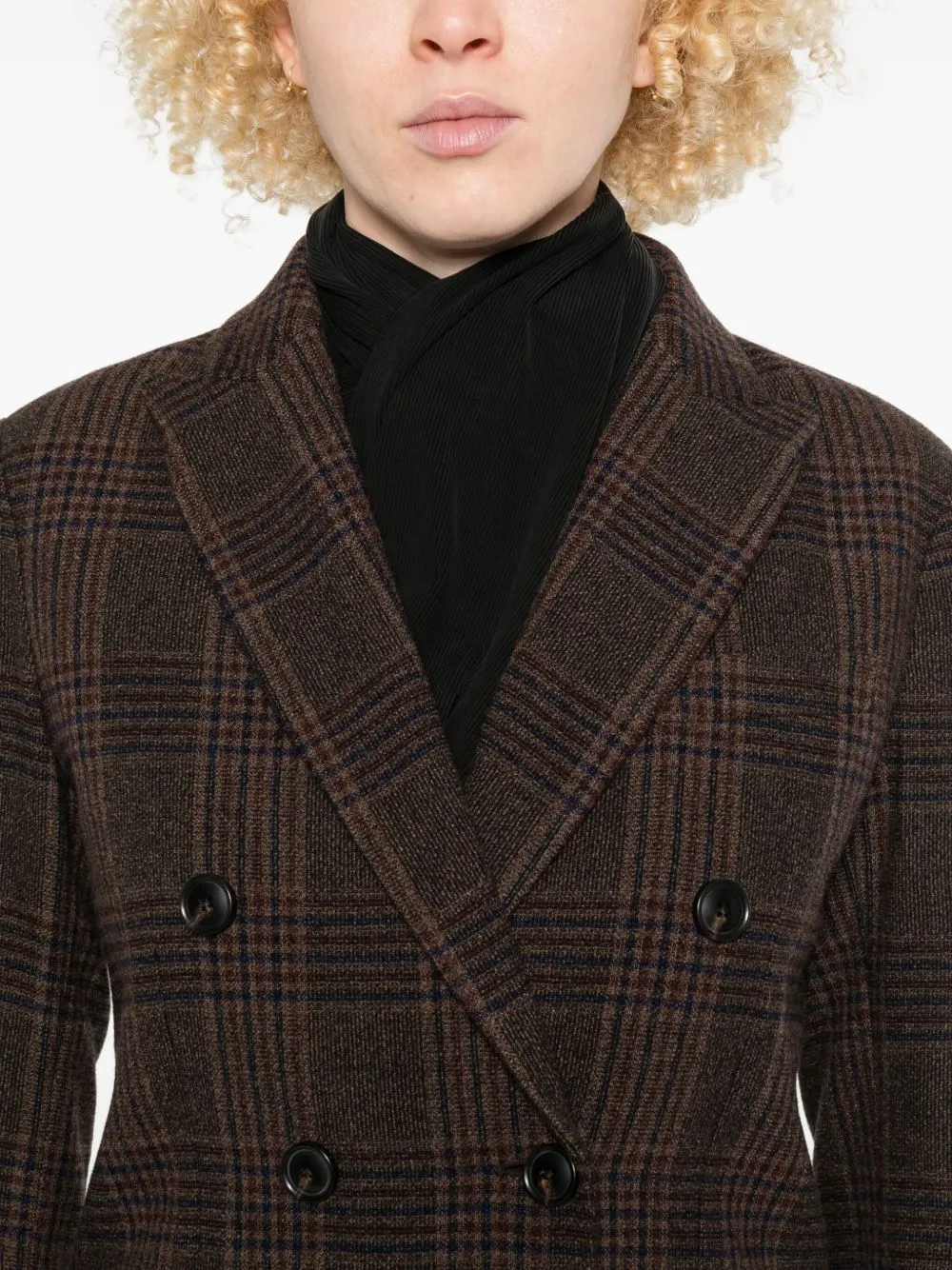 Checked Blazer