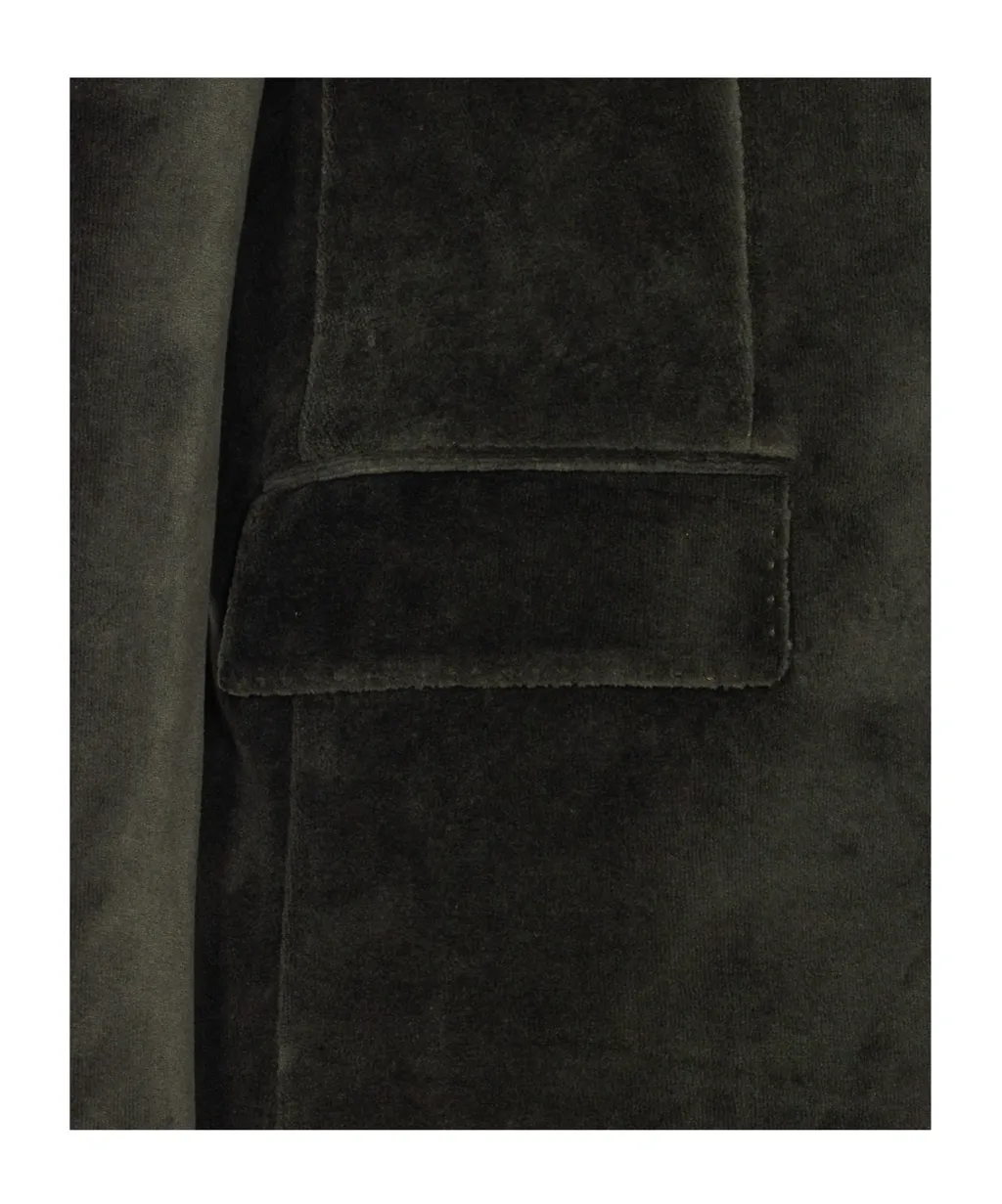 Circolo 1901 Velvet Single-Breasted Jacket