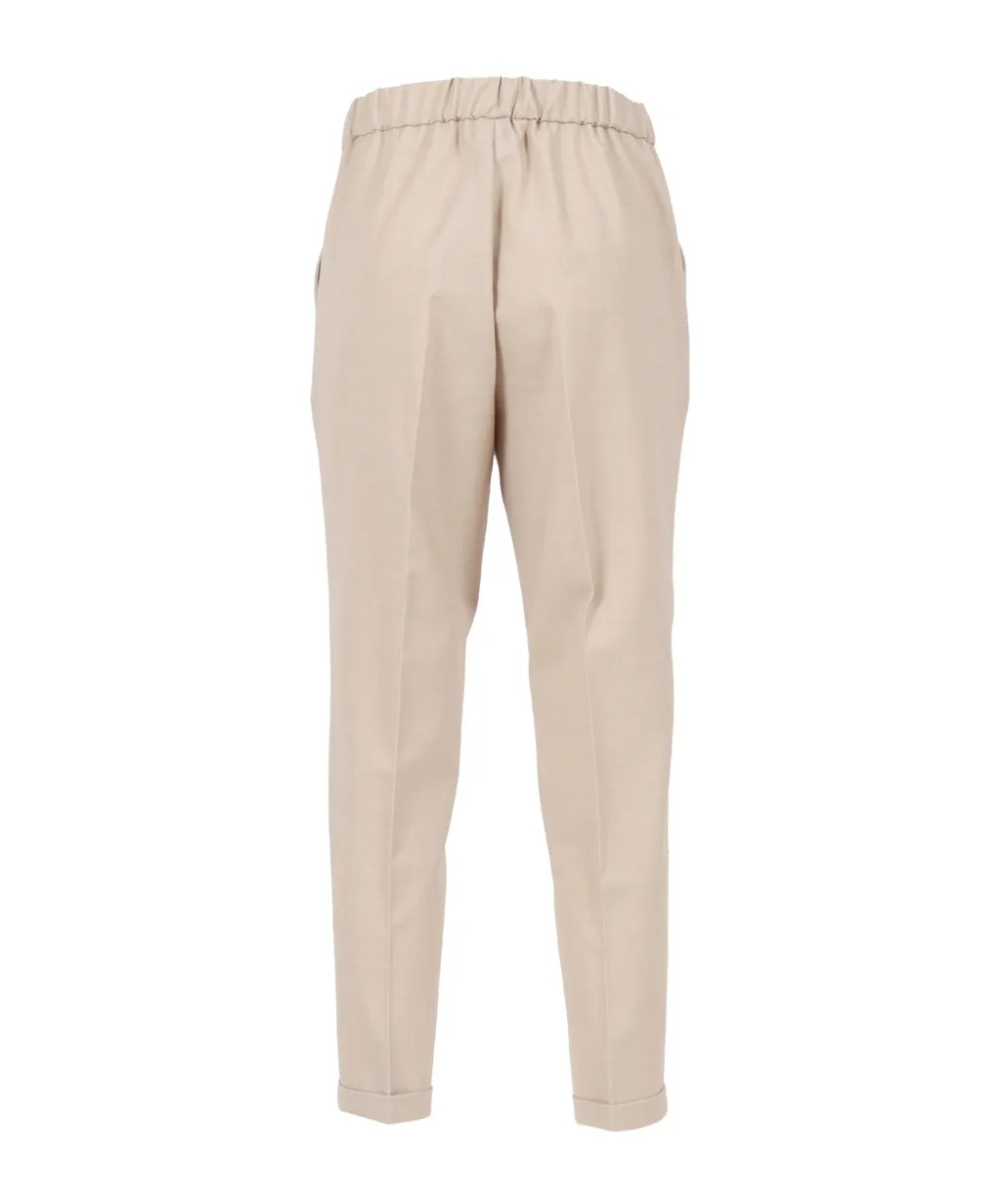 Straight-Leg Casual Pants