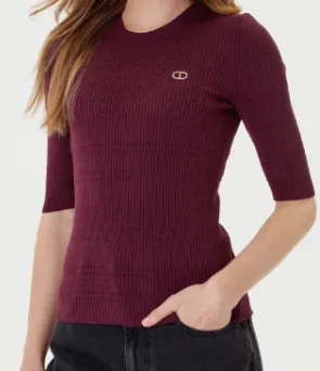 Twinset Textured Knit Sweater