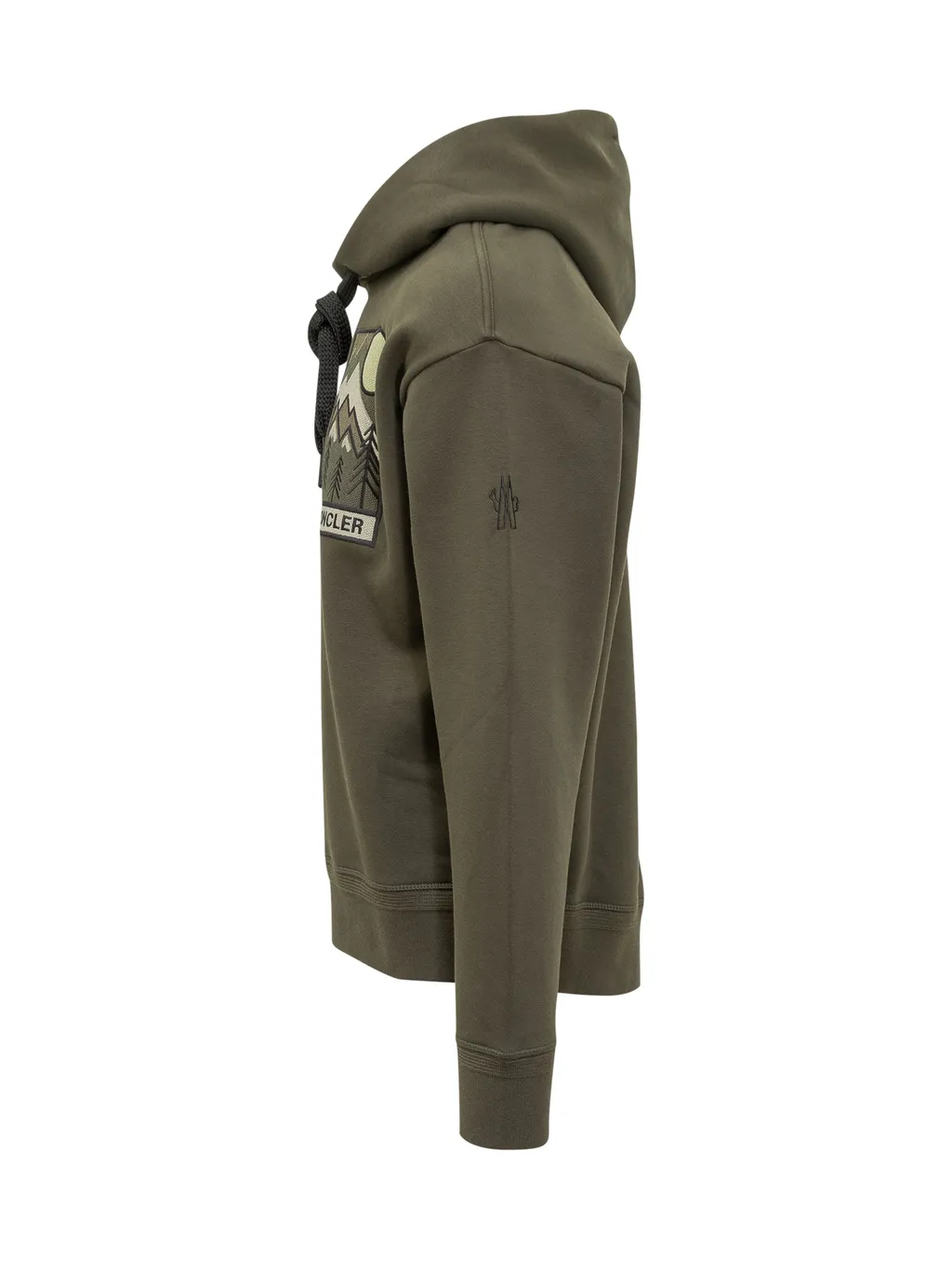 Moncler Grenoble Mountain Logo Drawstring Hoodie