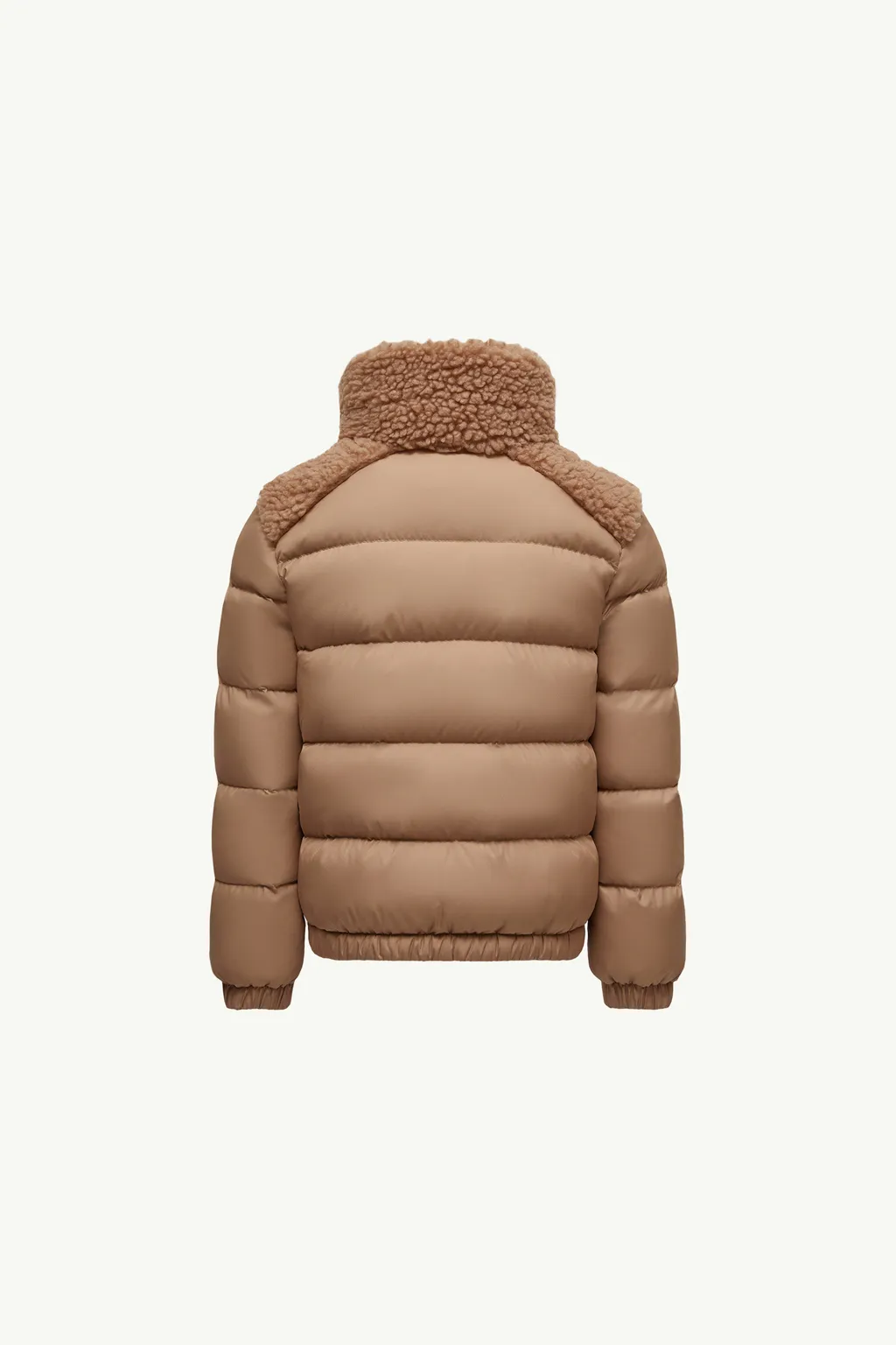 Moncler Enfant Vard Teddy-Trimmed Down Jacket