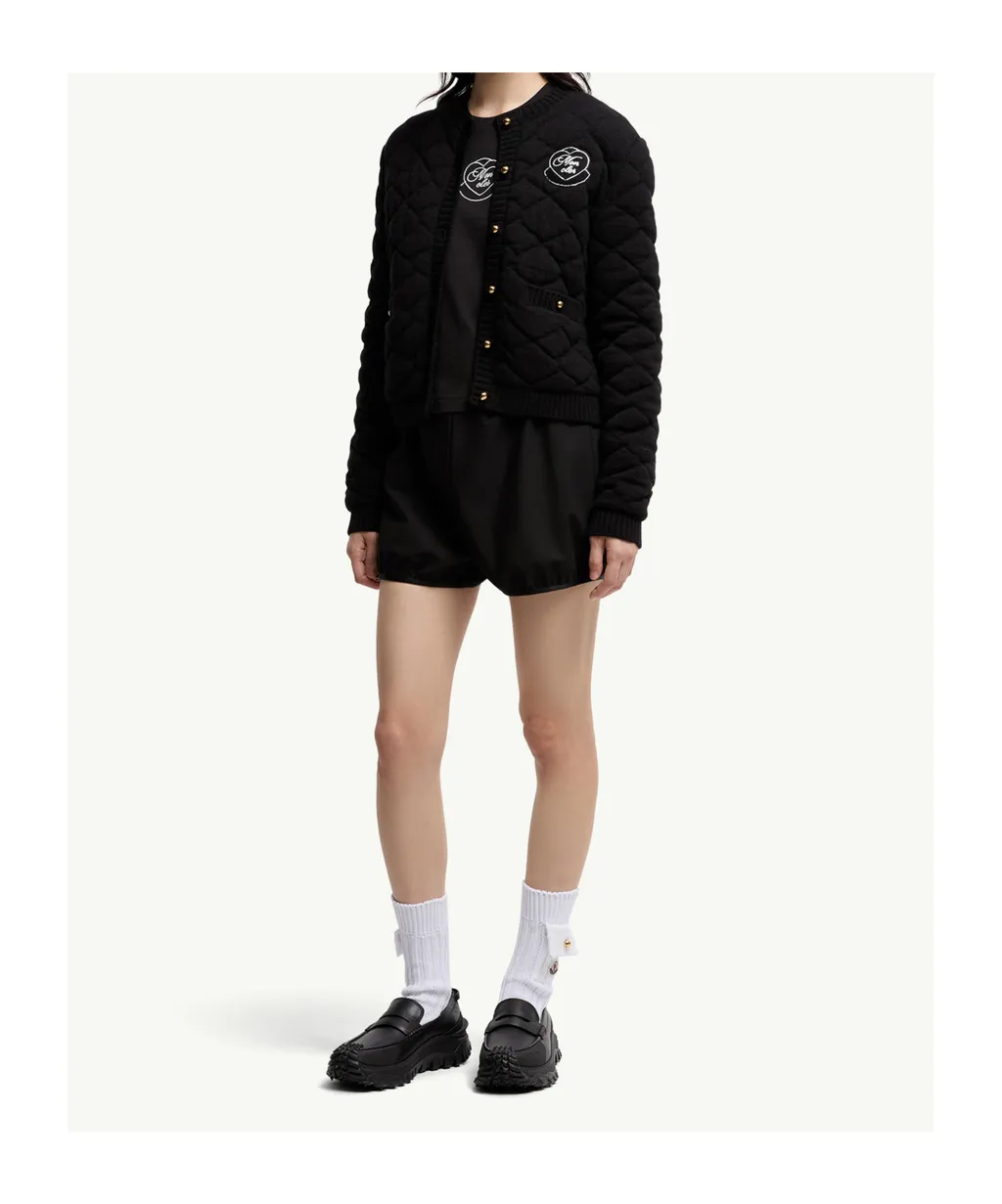 Moncler Logo Embroidered Crewneck T-Shirt