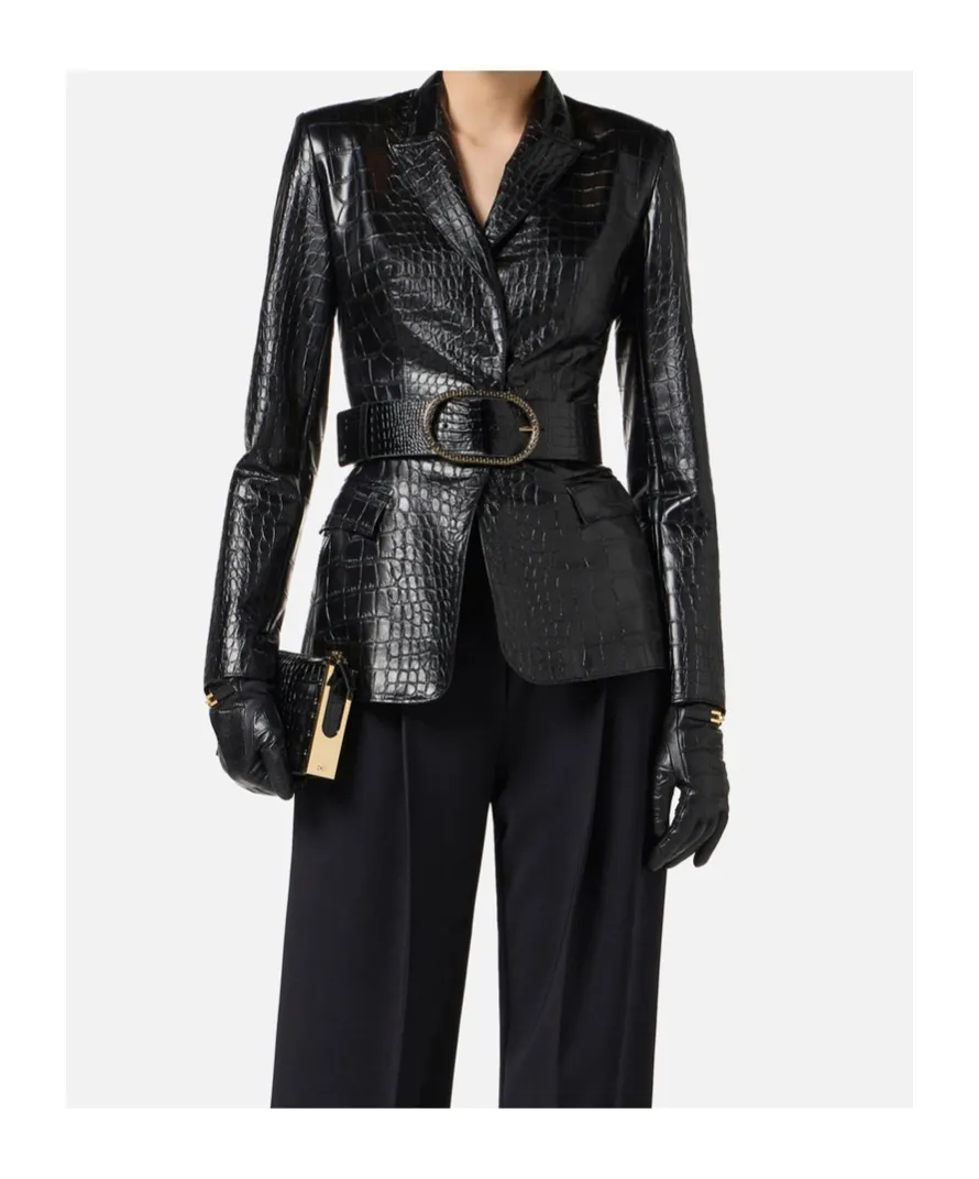 Elisabetta Franchi Print Blazer