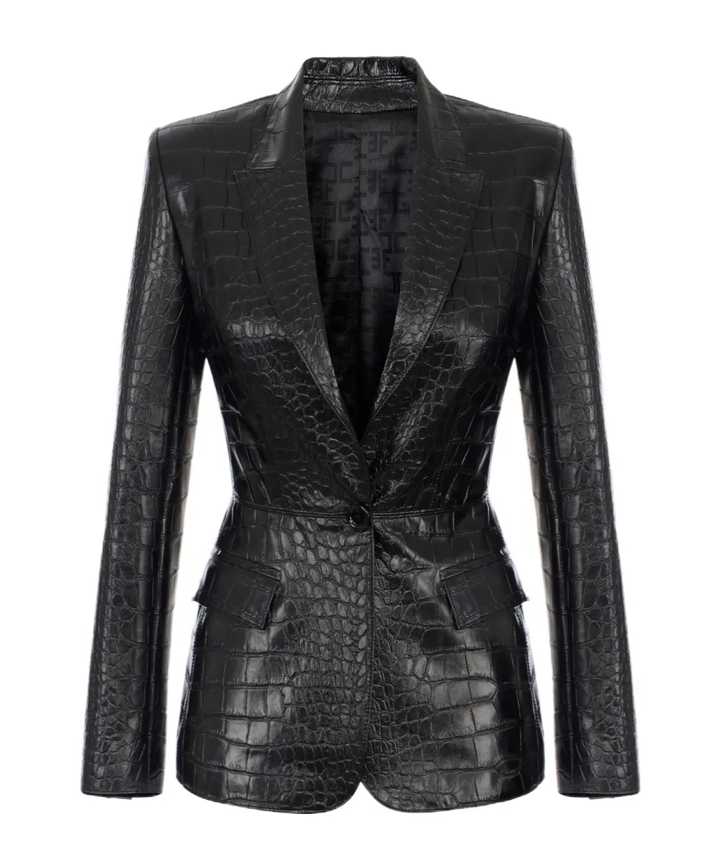 Elisabetta Franchi Print Blazer