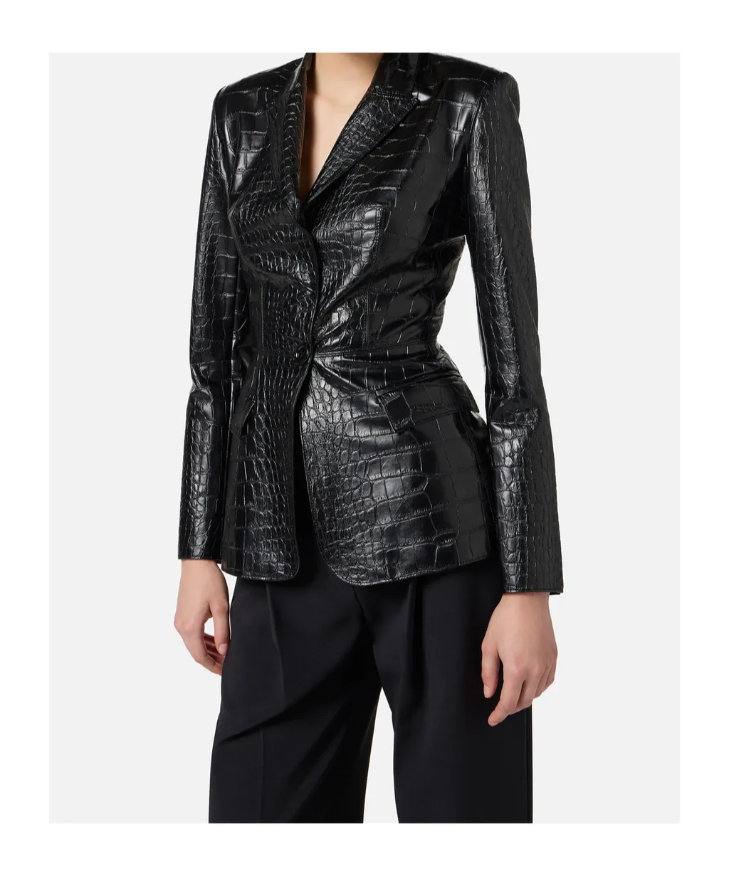 Elisabetta Franchi Print Blazer