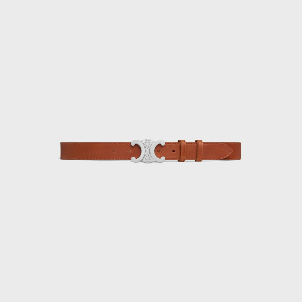 Large 30Mm Triomphe Belt In Vintage Calfskin