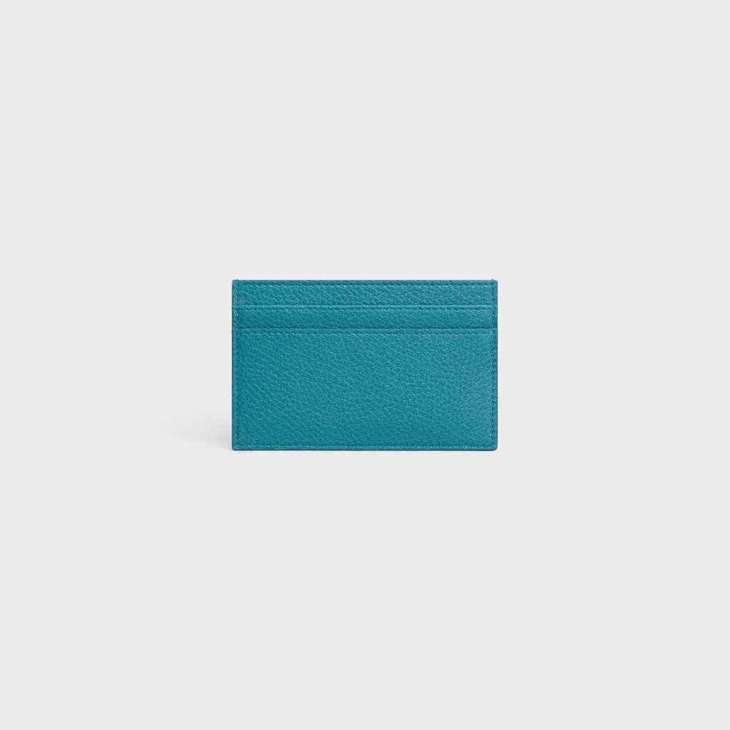 Medium Card Holder In Grained Calfskin