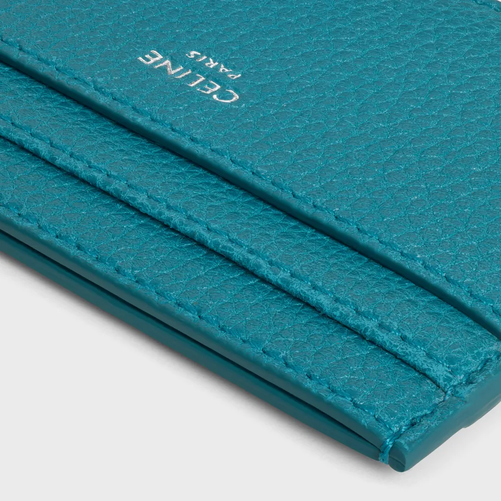 Medium Card Holder In Grained Calfskin
