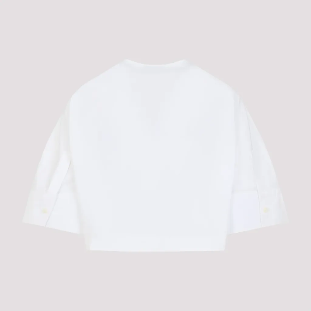 Givenchy Logo Patch Cropped T-Shirt