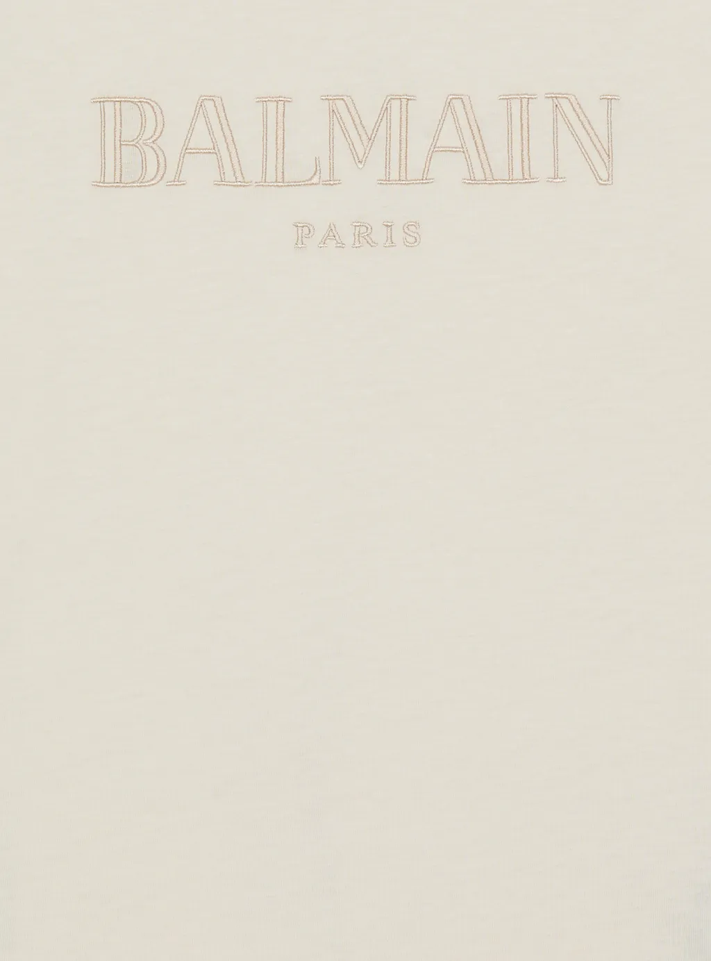 Balmain Kids Logo Embroidered Crewneck T-Shirt