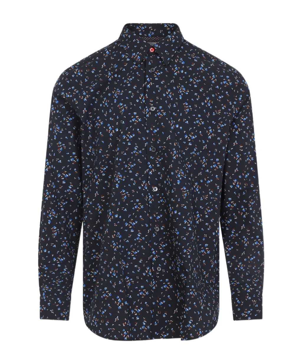 Paul Smith Pattern-Printed Long-Sleeved Shirt