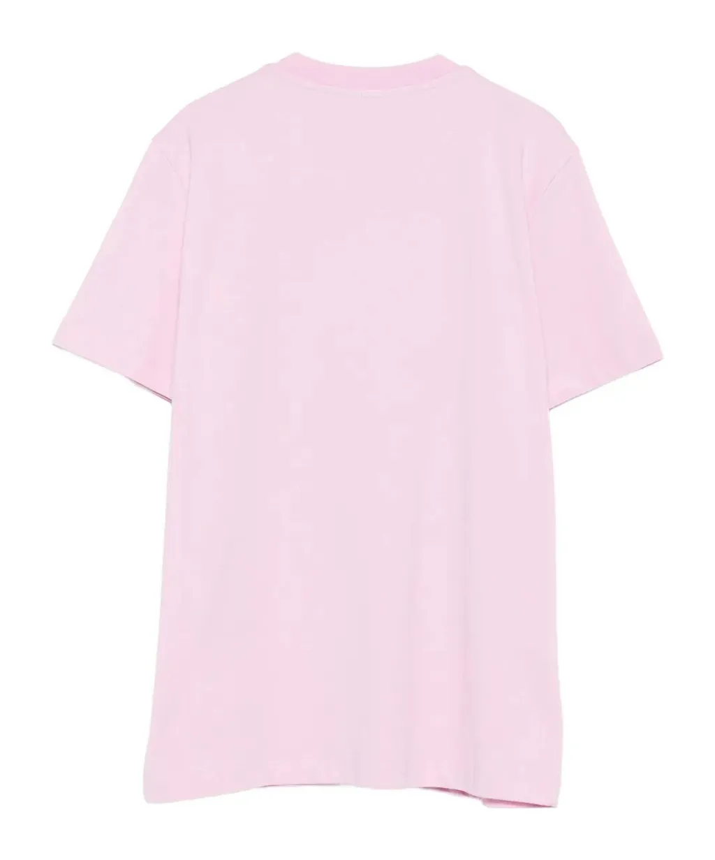 Msgm Logo Print Crewneck T-Shirt