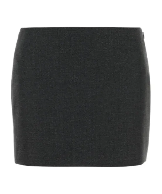 Mini Skirt In Wool