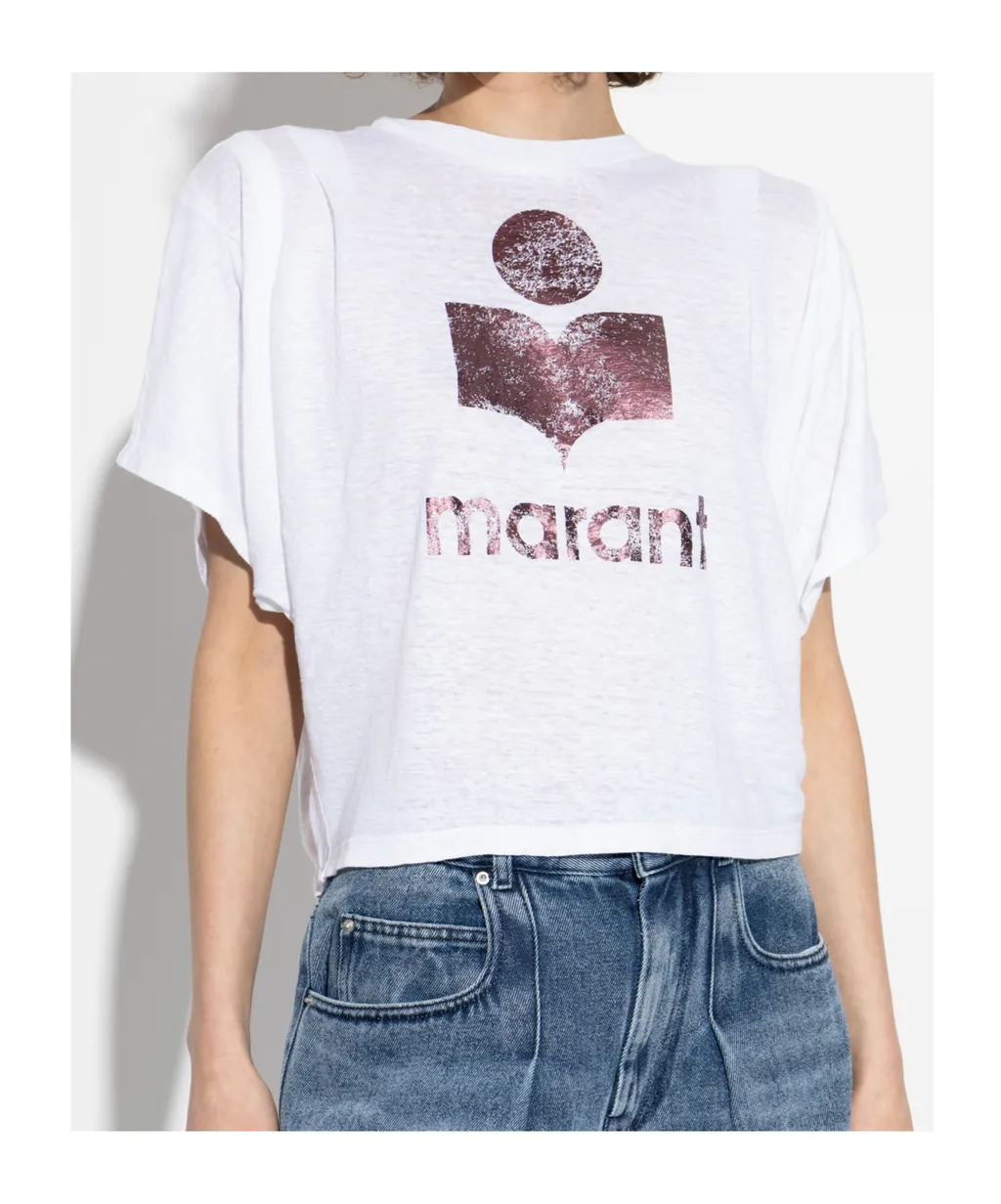 Isabel Marant ÉToile Logo Printed T-Shirt