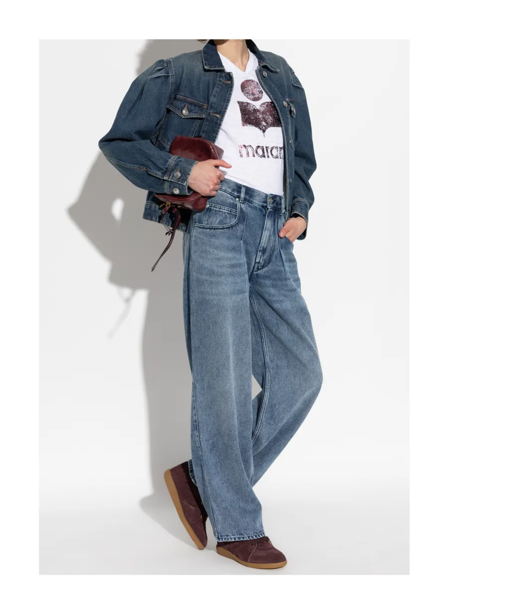 Isabel Marant ÉToile Logo Printed T-Shirt