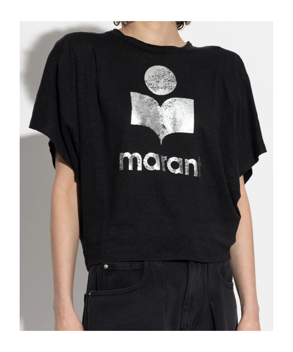 Isabel Marant ÉToile Logo Printed T-Shirt