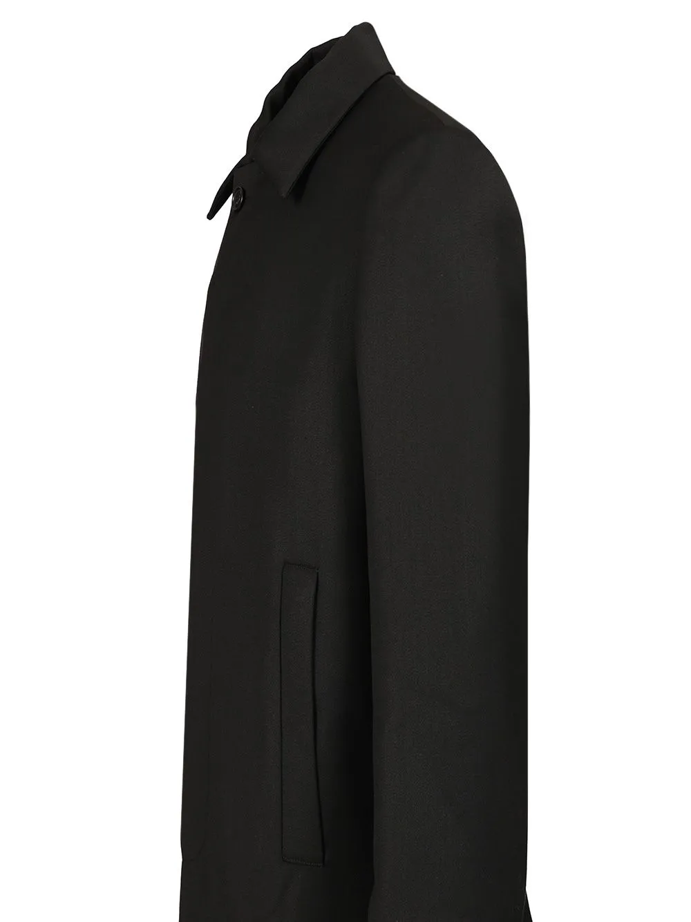 Mm6 Maison Margiela Buttoned Tailored Overcoat