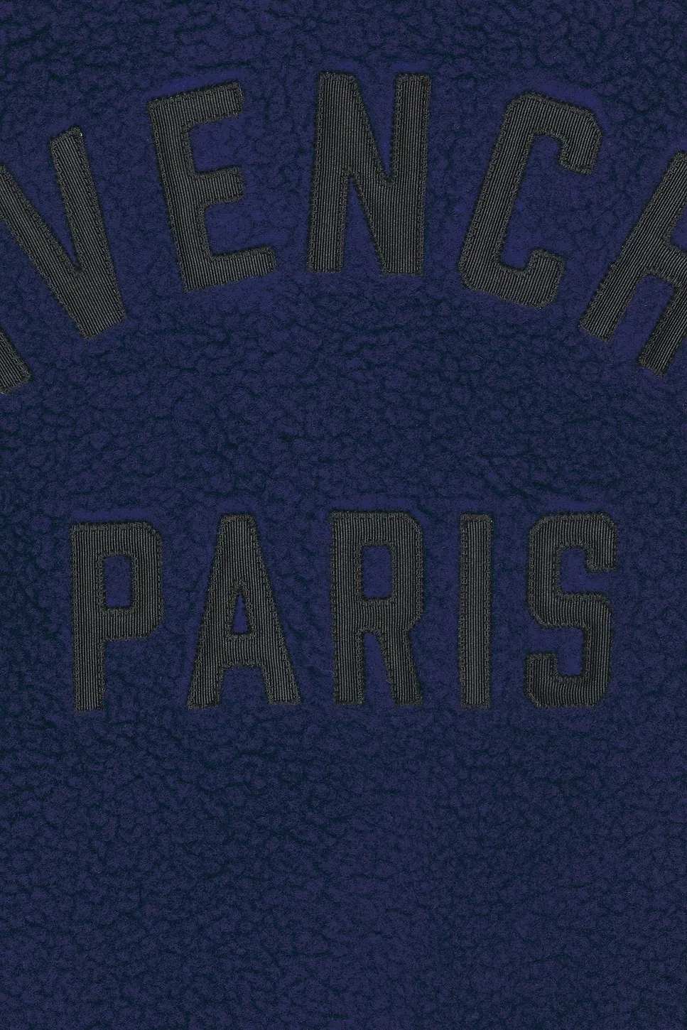 Bomber In Wool Fleece With Givenchy Paris Embroidery