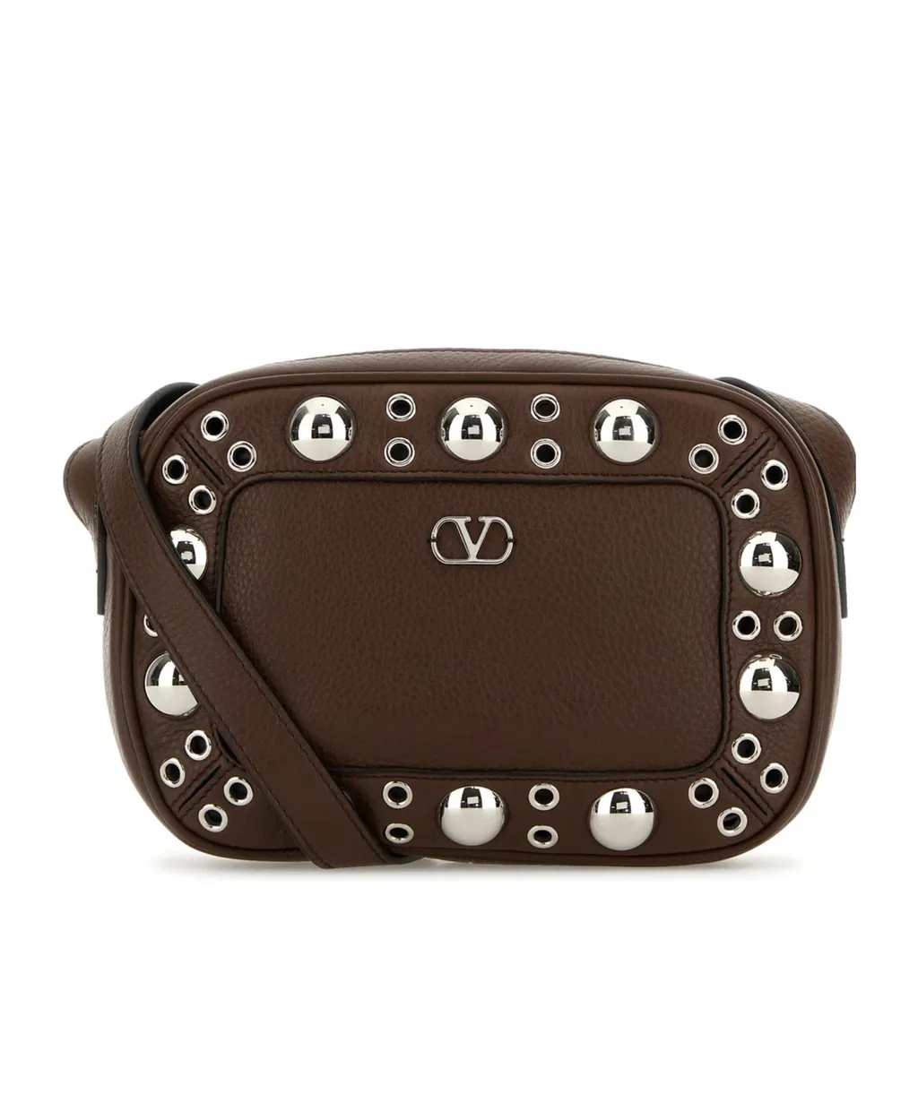 Valentino NellcÔTe Vlogo Signature Zip-Up Messenger Bag
