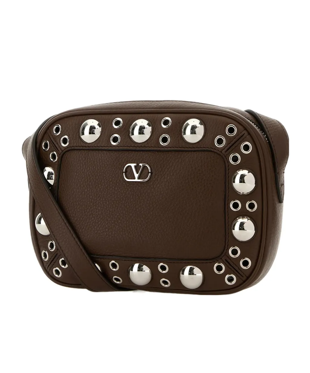 Valentino NellcÔTe Vlogo Signature Zip-Up Messenger Bag