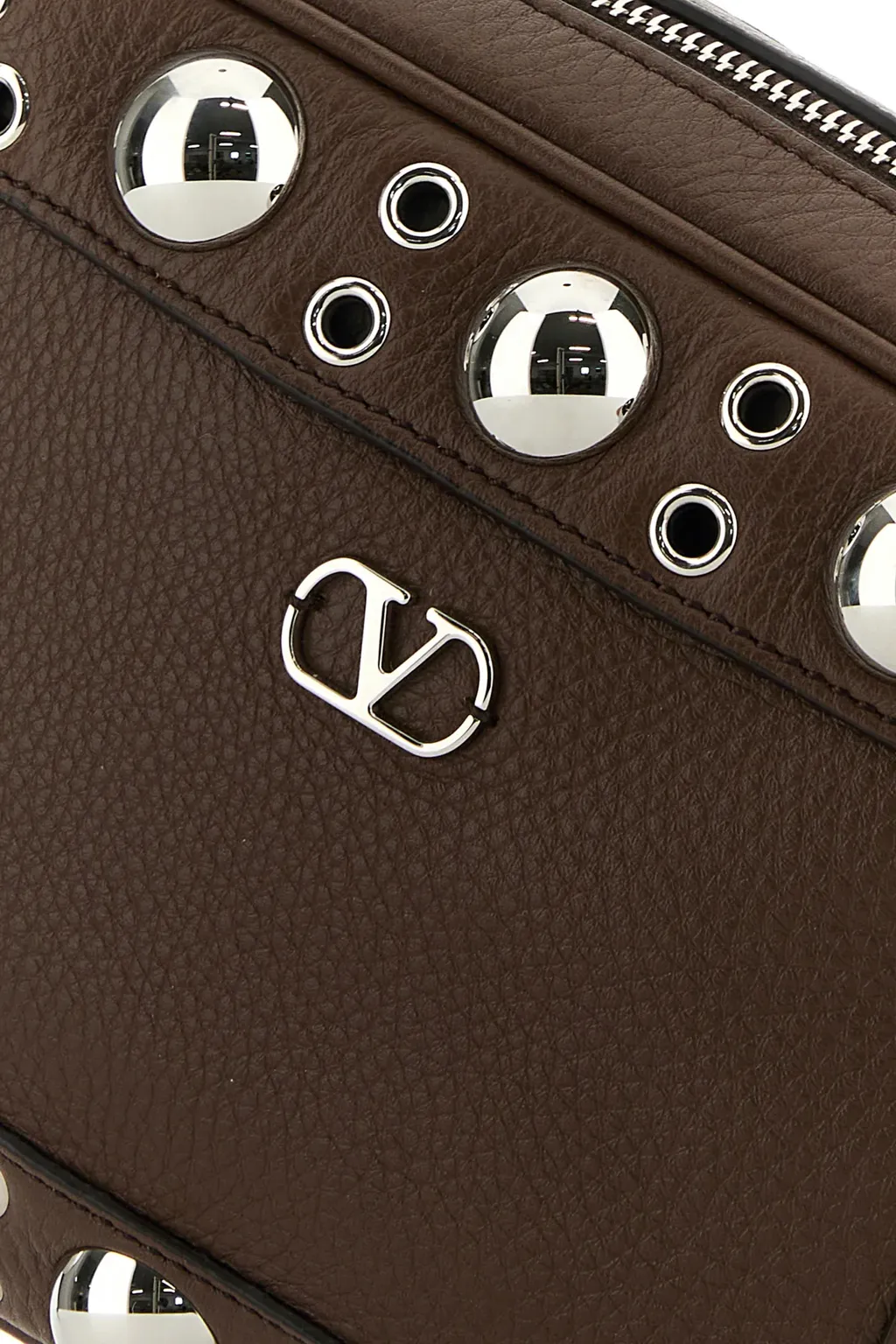 Valentino NellcÔTe Vlogo Signature Zip-Up Messenger Bag