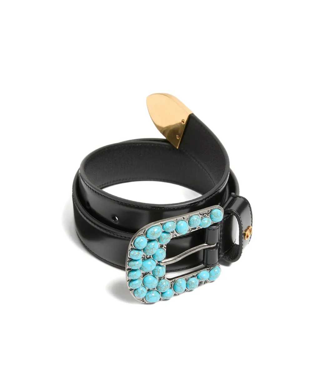 Vlogo Signature Leather Belt