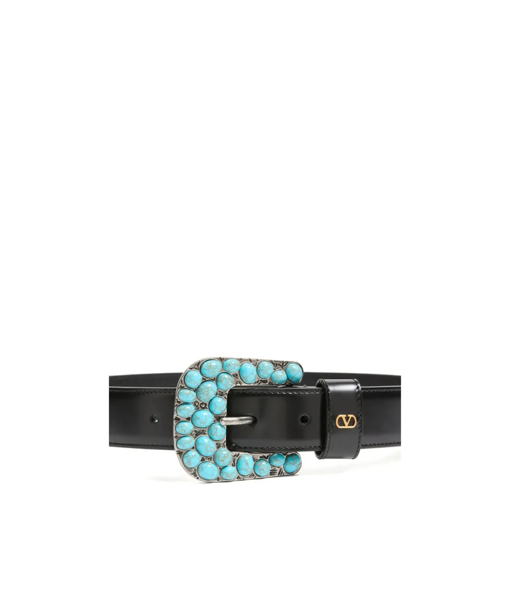 Vlogo Signature Leather Belt