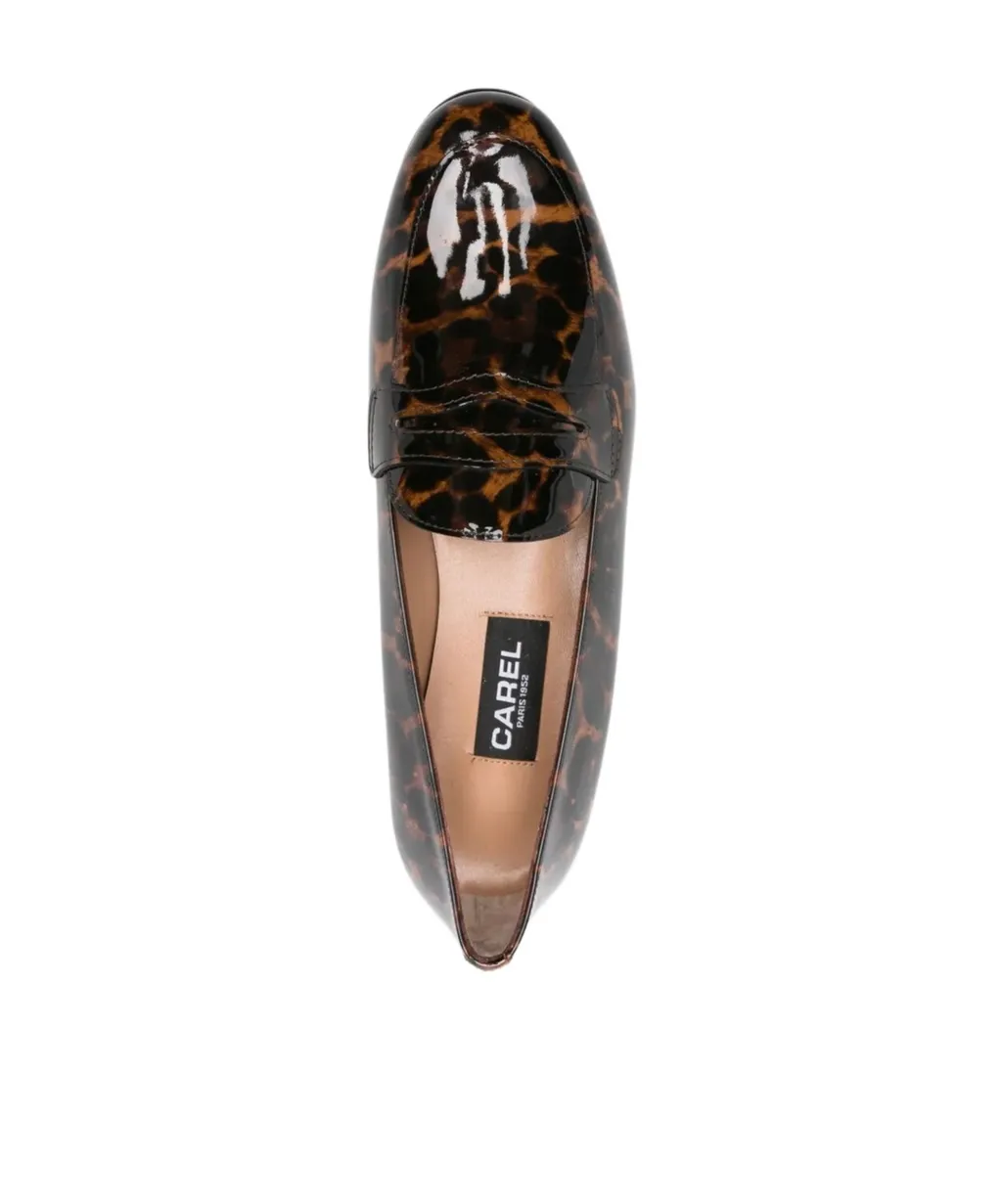 2100 Leopard-Print Penny Loafers