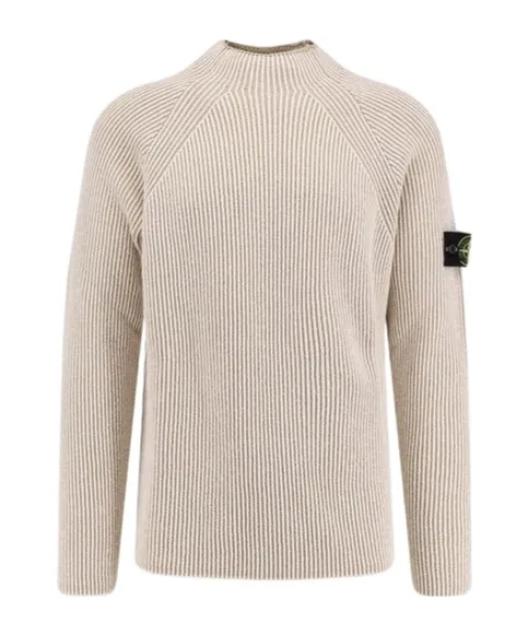 Stone Island Ribbed-Knit Jumper