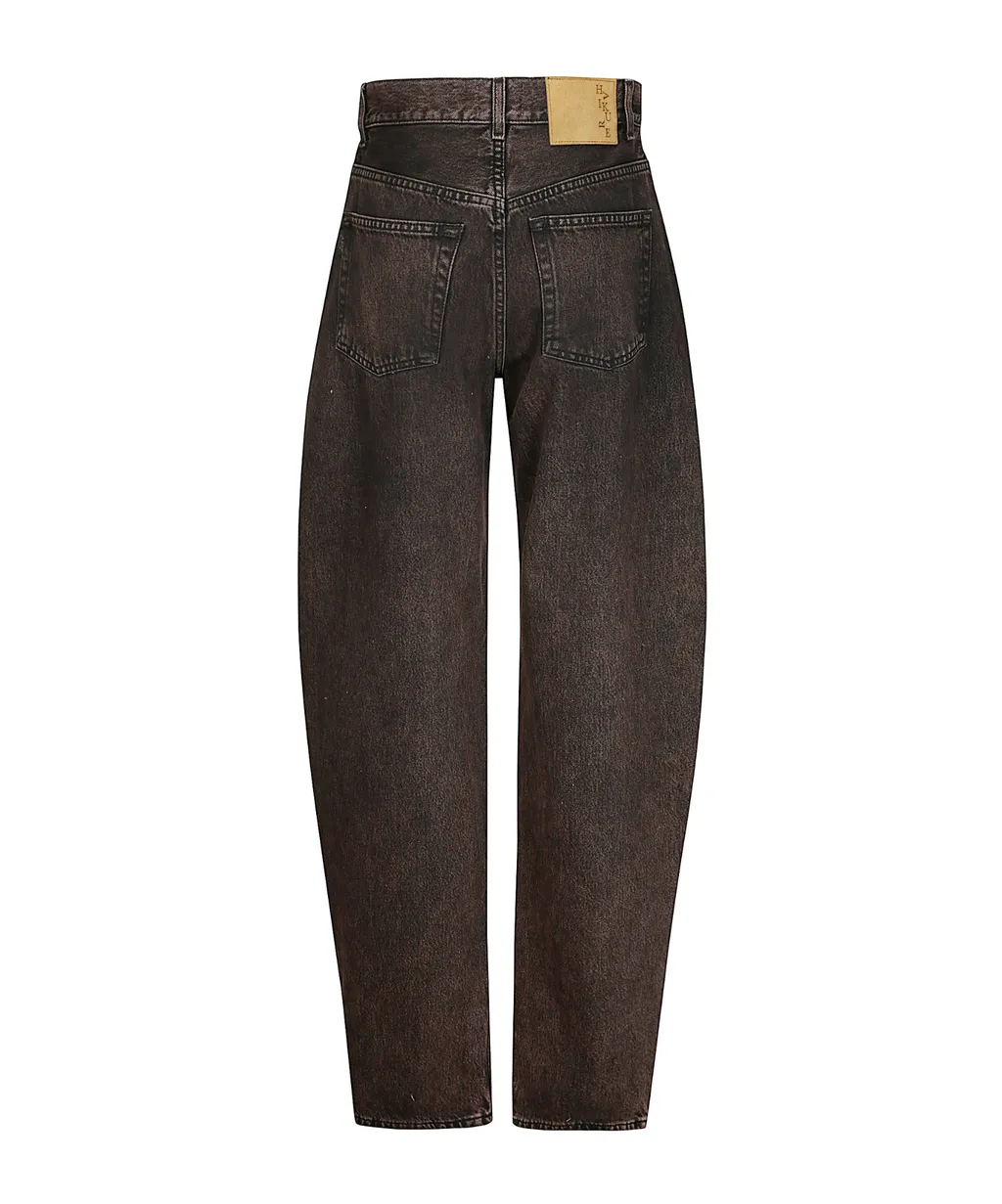 Denim Trousers With Belt Loops