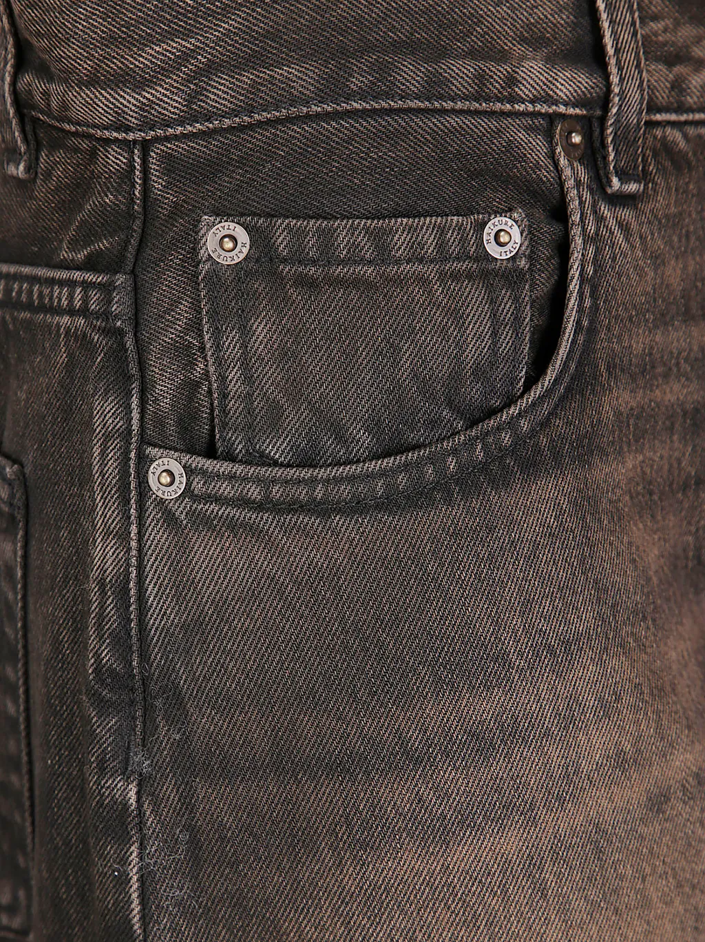 Denim Trousers With Belt Loops
