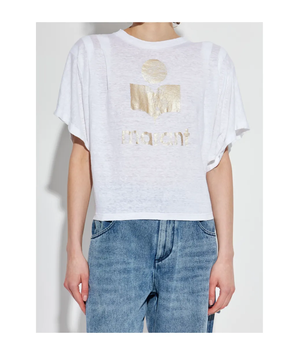 Isabel Marant ÉToile Logo Printed T-Shirt