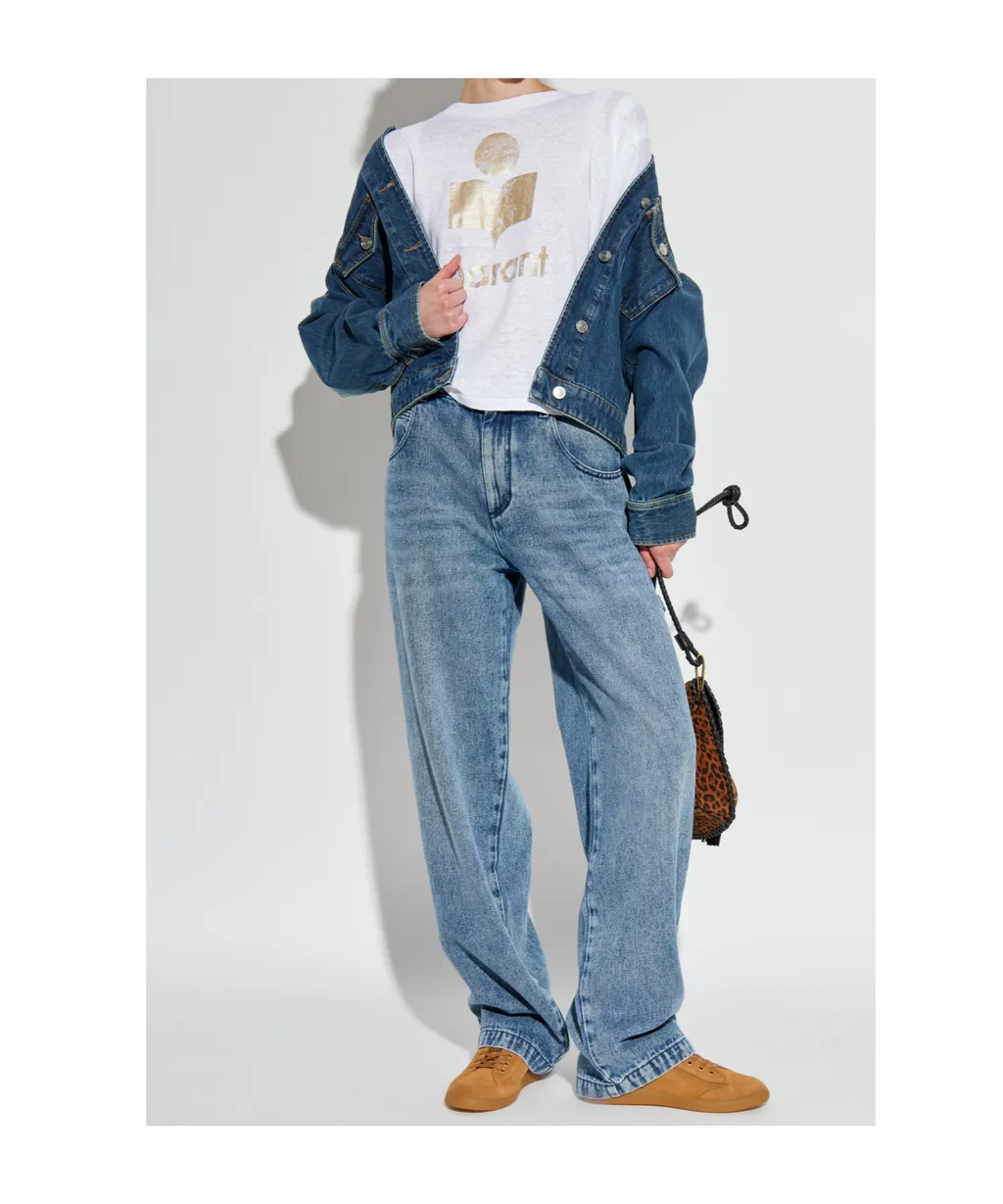 Isabel Marant ÉToile Logo Printed T-Shirt