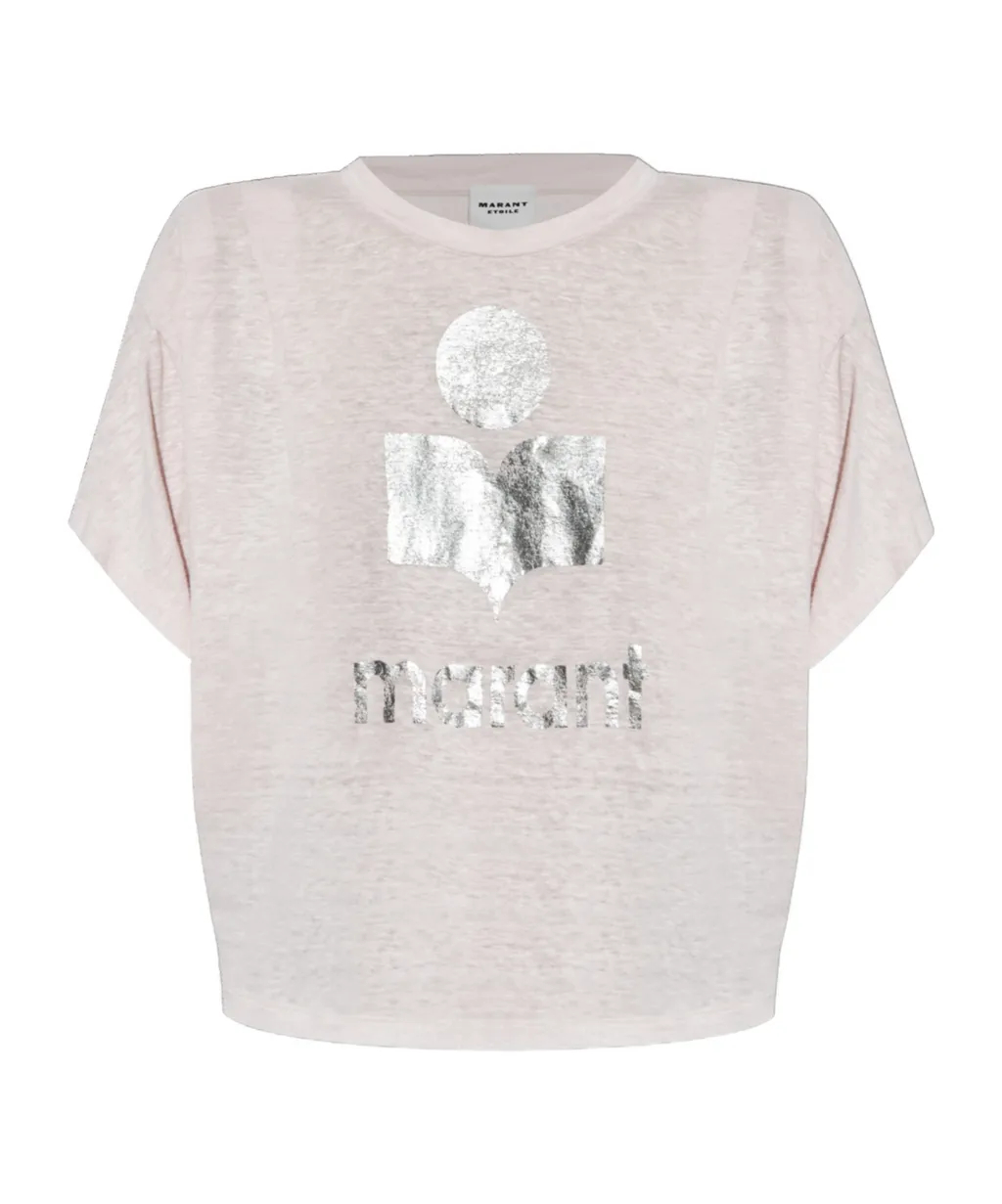 Isabel Marant ÉToile Logo Printed T-Shirt