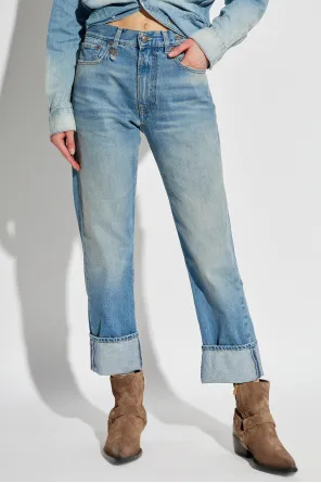Folded-Edge Jeans