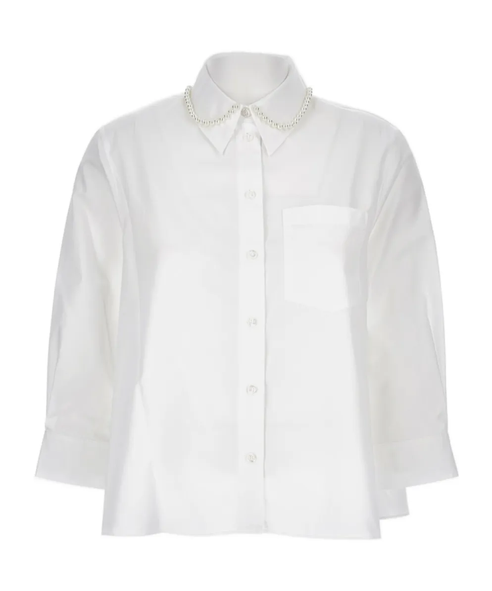 Simone Rocha Embellished Long Sleeved Shirt