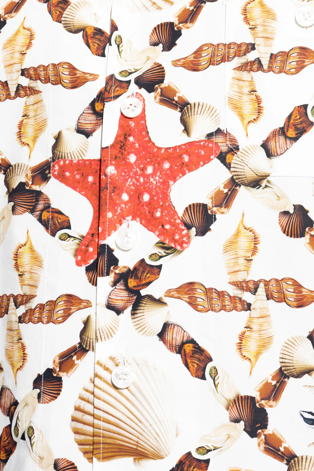 Dolce & Gabbana Shell Printed Hawaii Poplin Shirt