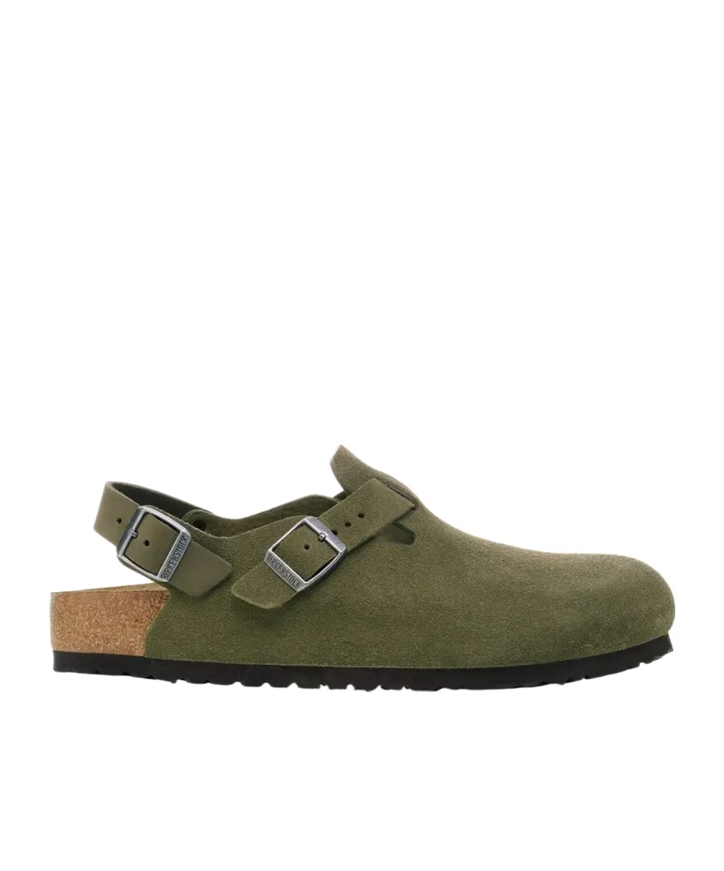 Tokyo Buckle Slingback Mules