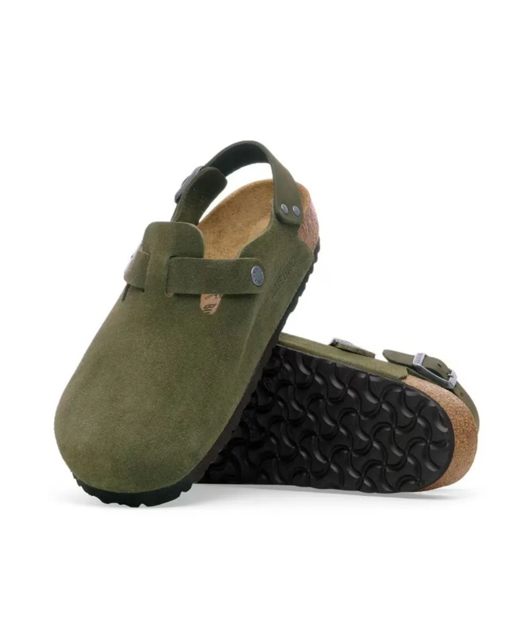 Tokyo Buckle Slingback Mules