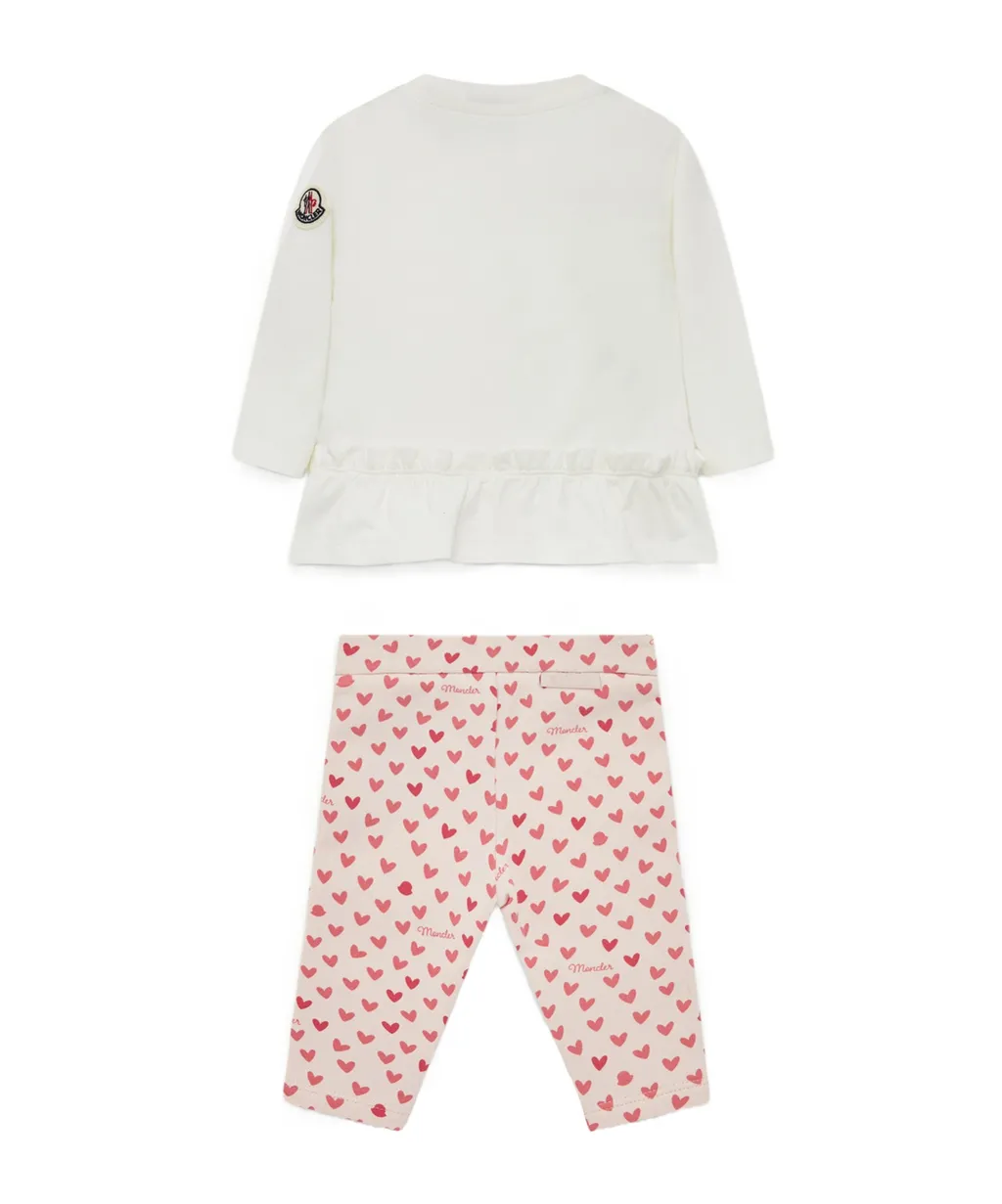 Heart Print Cotton Set