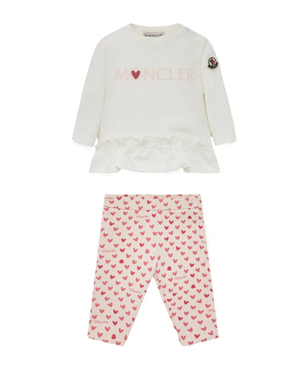 Heart Print Cotton Set