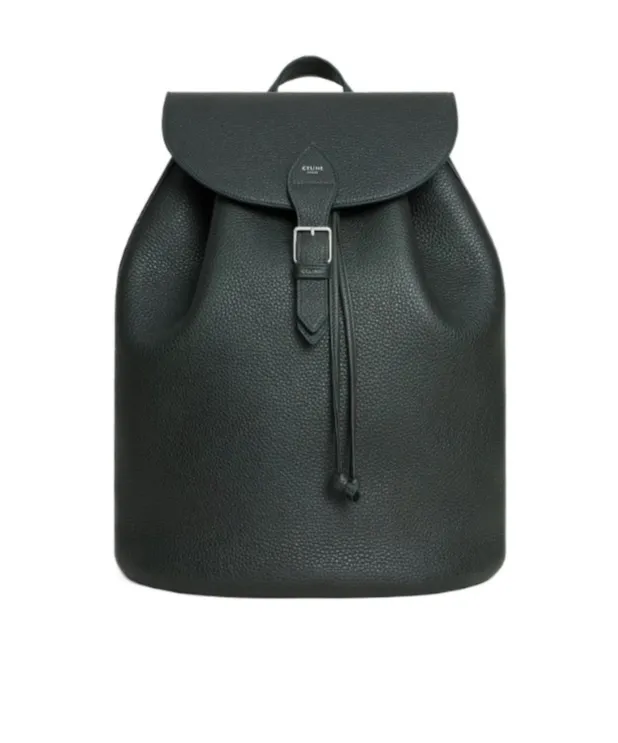 Large Backpack Folco In Grained Calfskin