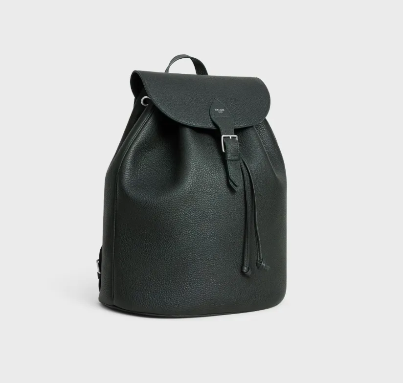 Large Backpack Folco In Grained Calfskin